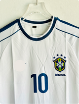 BRAZIL 1998 WHITE KIT NEYMER EMBROIDERY PREMIUM