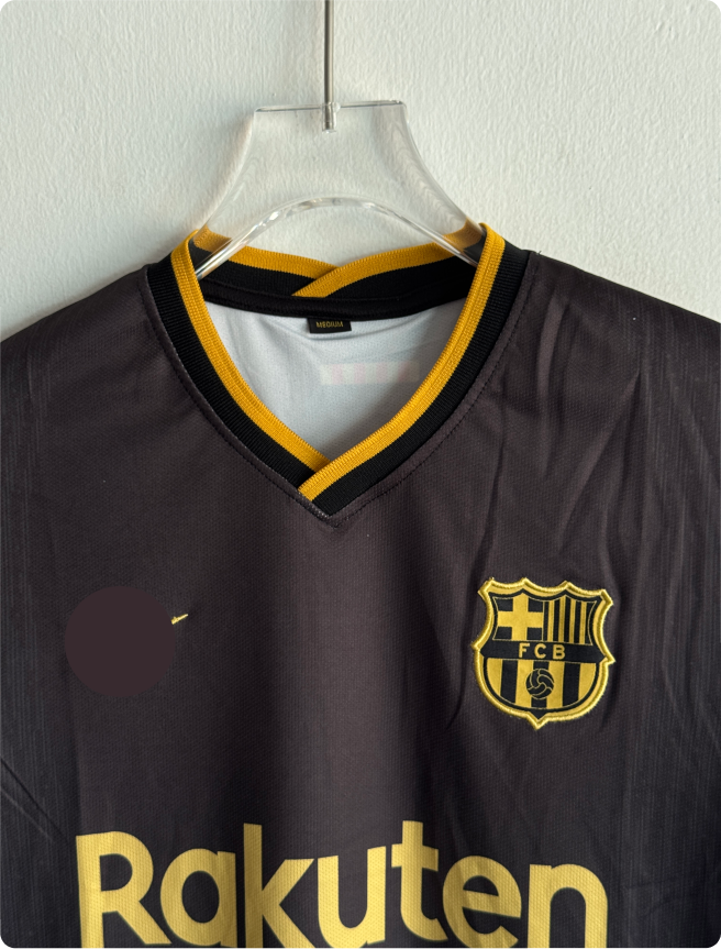 BARCELONA 2020-21 AWAY KIT MESSI EMBROIDERY PREMIUM