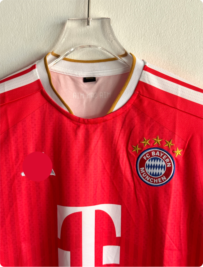BAYERN MUNICH 26-27 HOME KIT EMBROIDERY PREMIUM