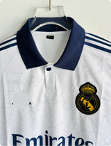 REAL MADRID WHITE DRAGON KIT POLO EMBROIDERY PREMIUM