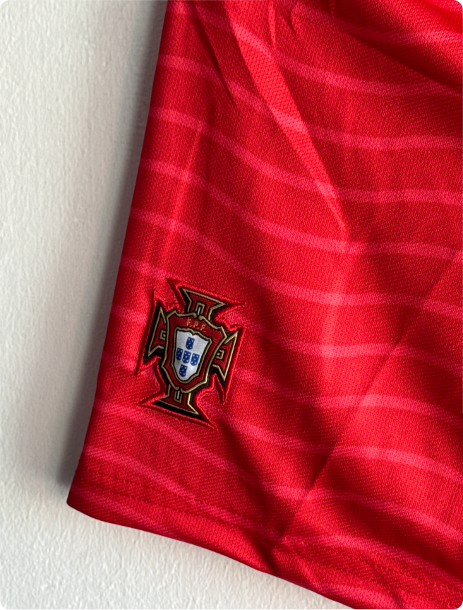 PORTUGAL 2026 HOME KIT RONALDO EMBROIDERY WITH SHORTS