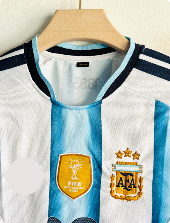 ARGENTINA 2026 HOME KIT MESSI EMBROIDERY PREMIUM