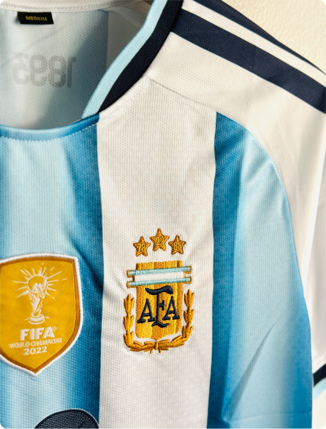 ARGENTINA 2026 HOME KIT MESSI EMBROIDERY PREMIUM
