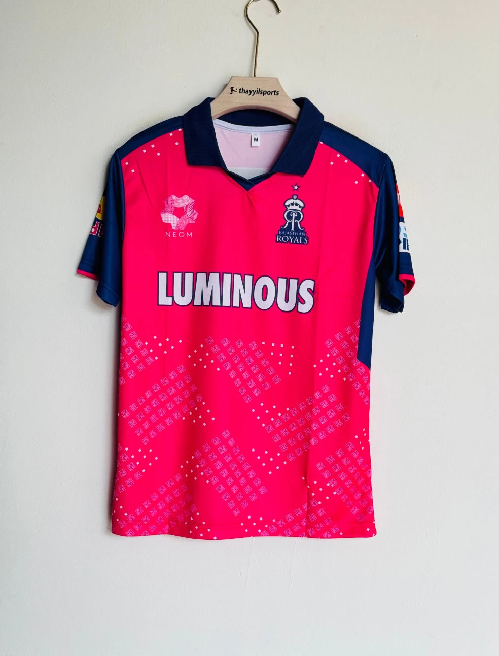 RAJASTHAN ROYALS 2025 KIT SANJU SAMSON POLO