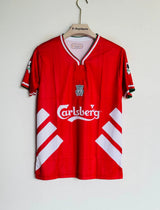 LIVERPOOL 1993-94 HOME KIT FOWLER EMBROIDERY