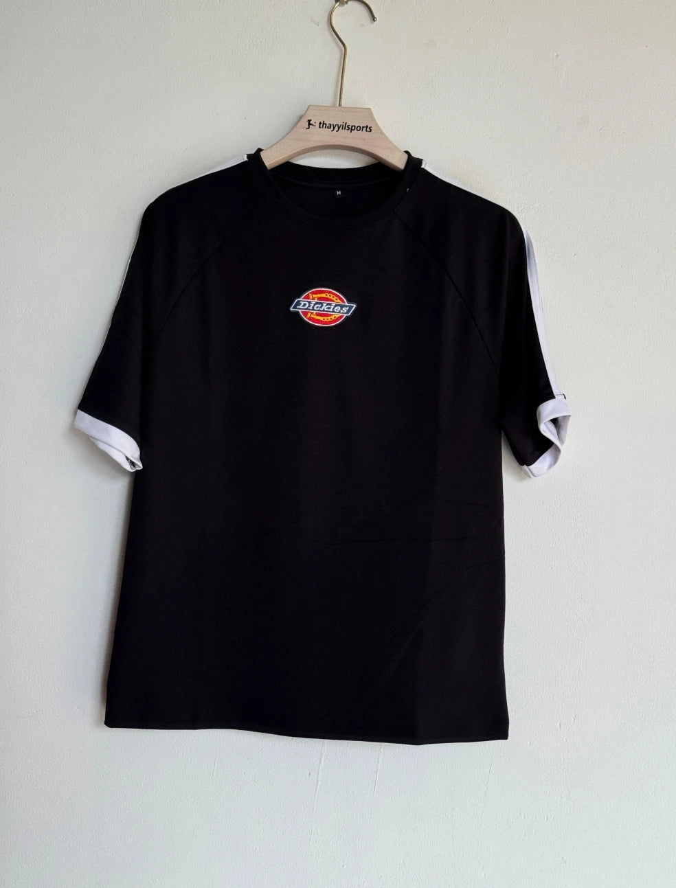 DICKIES OVERSIZED TSHIRT BLACK EMBROIDERY