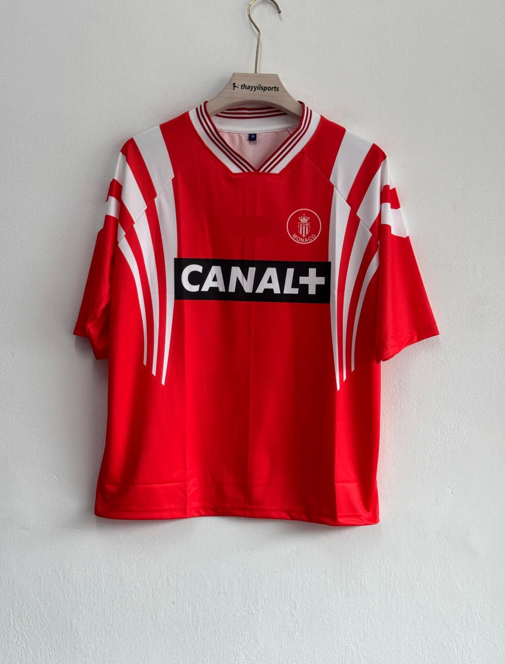 MONACO 1997-98 HOME KIT HENRY FIVESLEEVE
