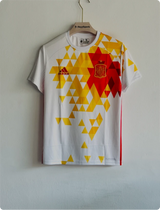 SPAIN 2016-17 AWAY KIT INIESTA EMBROIDERY