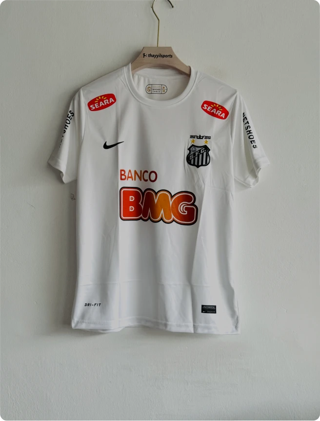 SANTOS 2012-13 HOME KIT NEYMER EMBROIDERY