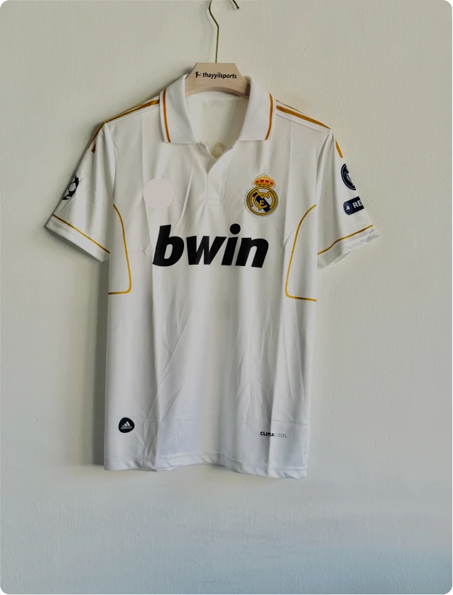 REAL MADRID 2011-12 HOME KIT RONALDO POLO EMBROIDERY PREMIUM