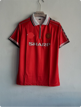 MANCHESTER UNITED 1998-99 HOME KIT BECKHAM POLO EMBROIDERY PREMIUM