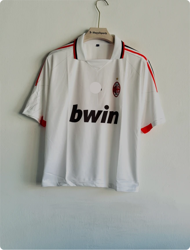 ACMILAN 2009-10 AWAY KIT RONALDINHO FIVESLEEVE POLO