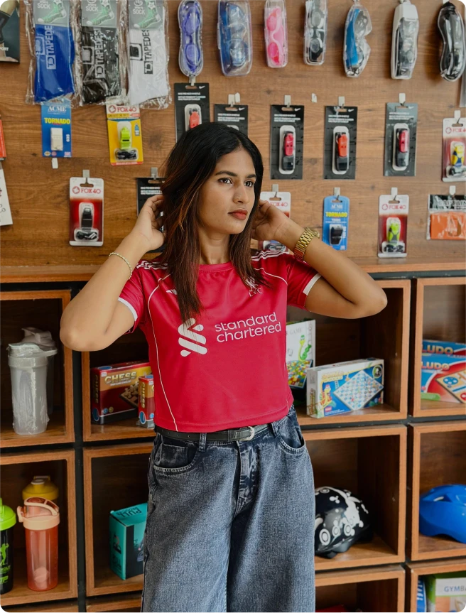 CROP TOP LIVERPOOL 25-26 HOME WRITZ