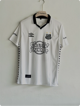 SANTOS X CHARLIE BROWN JR 1992 WHITE SPECIAL EDITION KIT NEYMER POLO EMBROIDERY PREMIUM