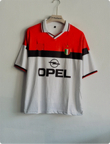 ACMILAN 1994-95 AWAY KIT MALDINI FIVESLEEVE POLO EMBROIDERY PREMIUM