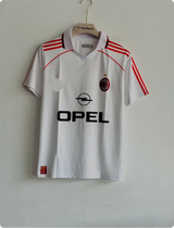 ACMILAN 1998-99 AWAY KIT MALDINI POLO EMBROIDERY