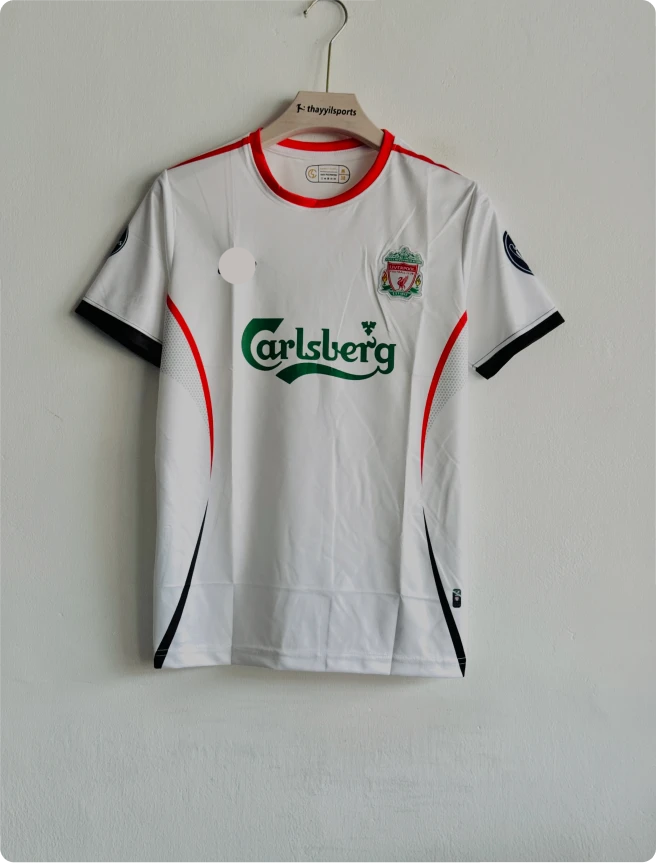 LIVERPOOL 2005-06 AWAY KIT GERRARD EMBROIDERY