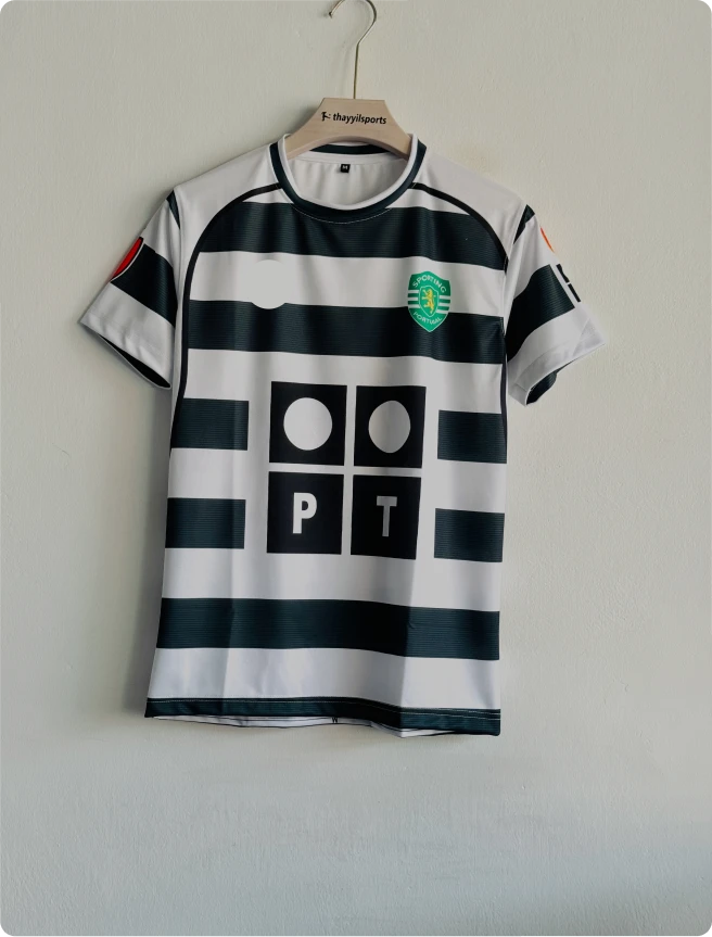 SPORTING 2000-01 HOME KIT RONALDO