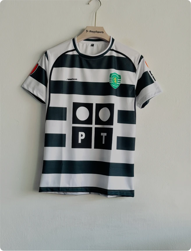 SPORTING 2000-01 HOME KIT RONALDO