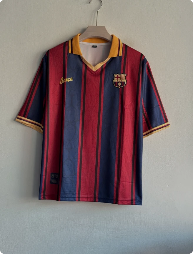 BARCELONA 125TH ANNIVERSARY KIT CRUYFF FIVESLEEVE POLO EMBROIDERY PREMIUM