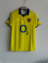 ARSANEL 2003-04 AWAY KIT HENRY POLO EMBROIDERY