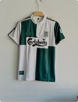LIVERPOOL 1995-96 AWAY KIT FOWLER POLO EMBROIDERY PREMIUM