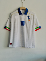 ITALY 1995 AWAY KIT BAGGIO FIVESLEEVE POLO