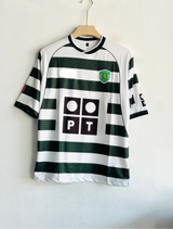 SPORTING 2001-02 HOME KIT RONALDO FIVESLEEVE EMBROIDERY PREMIUM
