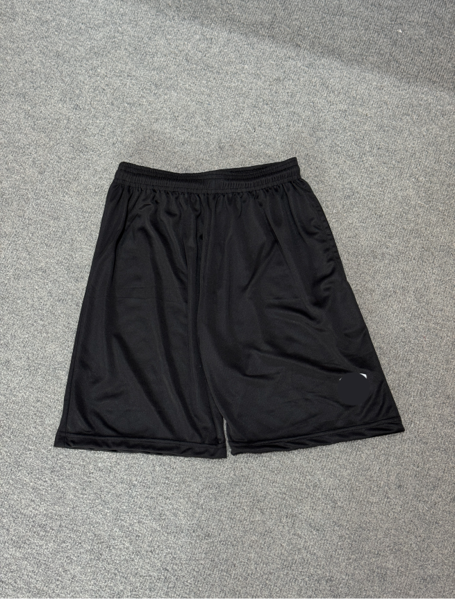 SHORTS DOTKNIT BLACK EMBROIDERY