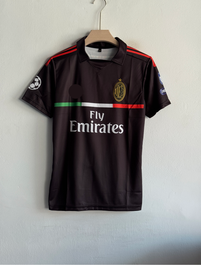 ACMILAN 2011-12 THIRD KIT IBRAHIMOVIC POLO EMBROIDERY PREMIUM