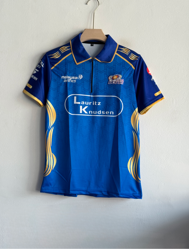 MUMBAI INDIANS 2026 HOME KIT ROHIT POLO EMBROIDEY