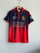 RCB 2026 HOME KIT VIRAT POLO EMBROIDERY PREMIUM