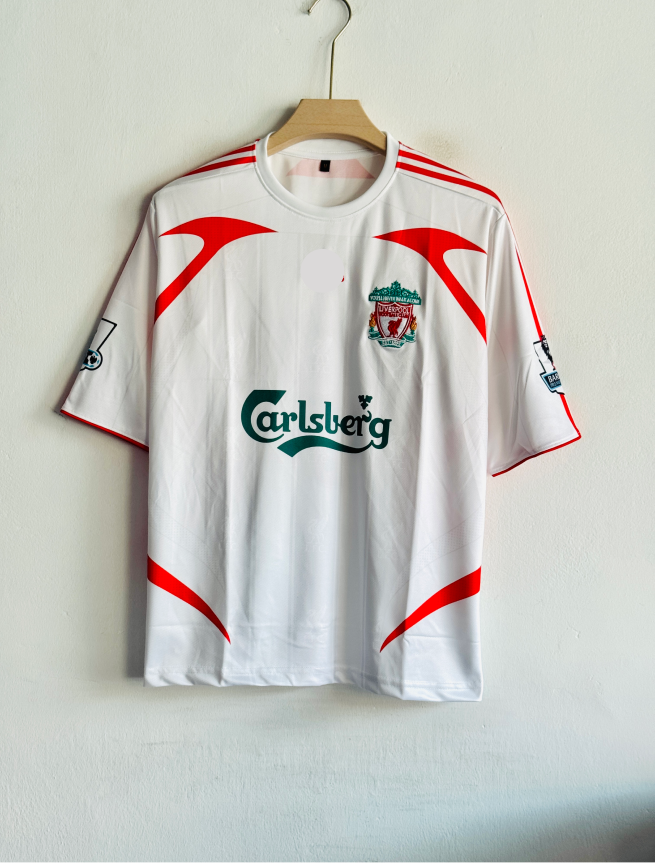 LIVERPOOL 2007-08 AWAY KIT TORRES FIVESLEEVE EMBROIDERY PREMIUM