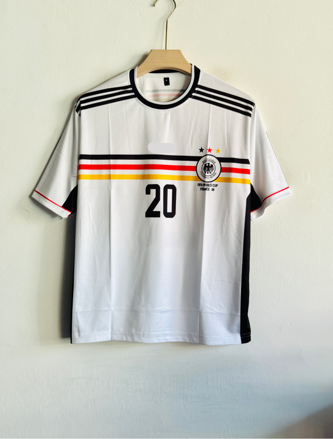 GERMANY 1998 HOME KIT BIERHOFF FIVESLEEVE