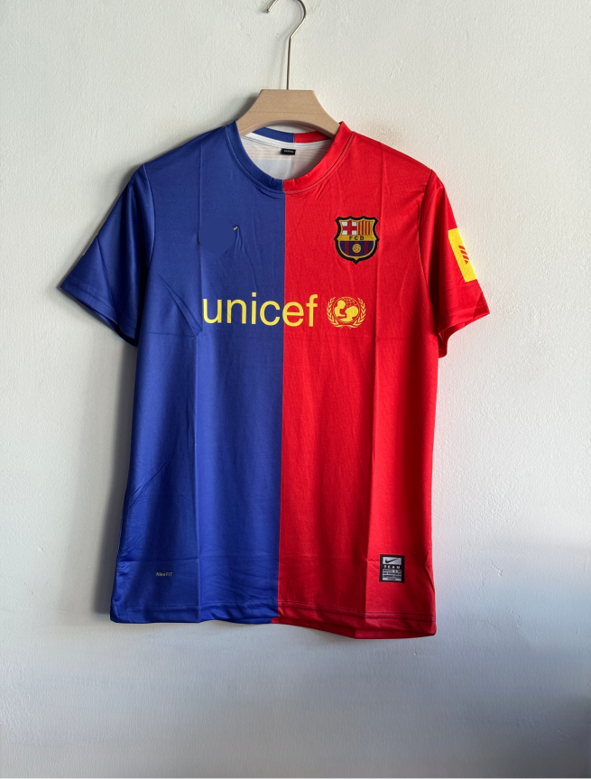 BARCELONA 2008-09 MESSI HOME KIT EMBROIDERY PREMIUM