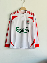 LIVERPOOL 2007-08 AWAY KIT TORRES FULLSLEEVE EMBROIDERY