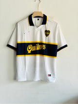 BOCA JUNIORS 96-97 AWAY KIT MARADONA FIVESLEEVE POLO