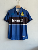INTERMILAN 1998-99 THIRD KIT ZANETTI POLO EMBROIDERY PREMIUM