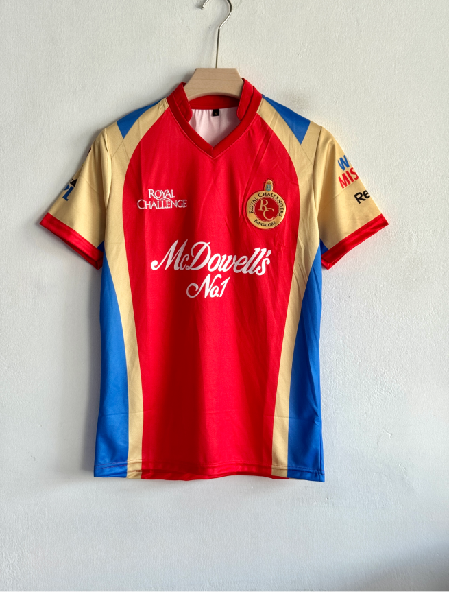 RCB 2011 IPL KIT VIRAT POLO EMBROIDERY PREMIUM