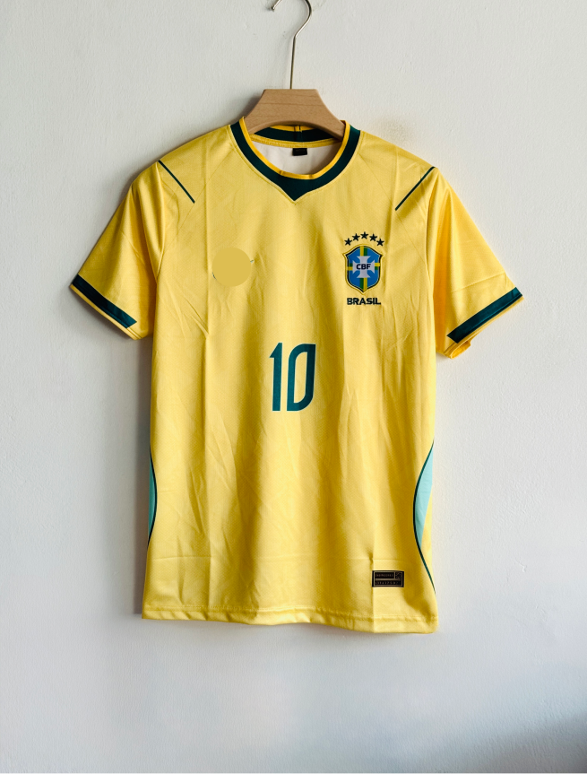 BRAZIL 2026 HOME KIT NEYMER EMBROIDERY PREMIUM