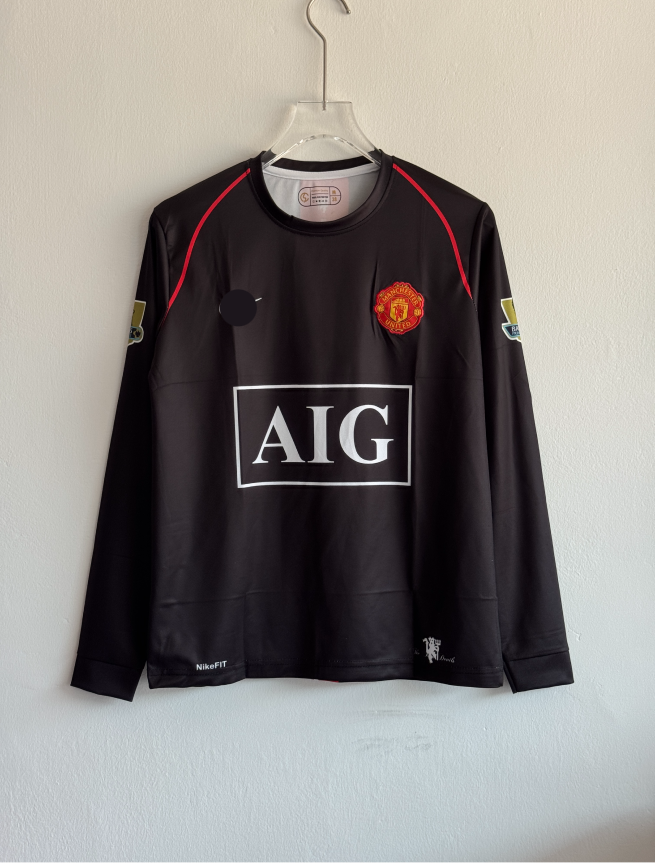 MANCHESTER UNITED 2007-08 AWAY KIT RONALDO FULLSLEEVE EMBROIDERY