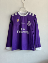 REAL MADRID 2016-17 AWAY KIT RONALDO FULLSLEEVE EMBROIDERY