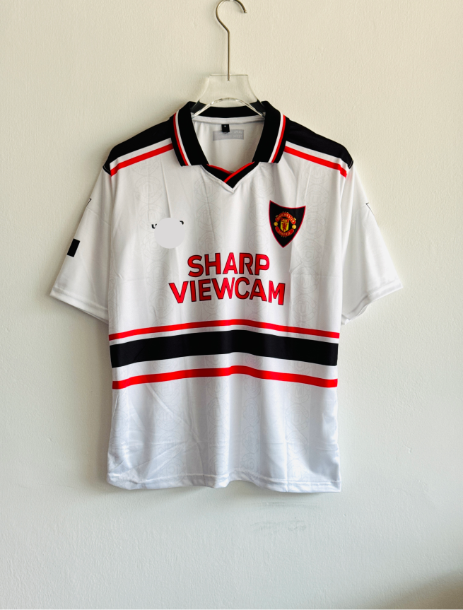 MANCHESTER UNITED 1997 AWAY KIT GIGS FIVESLEEEVE POLO