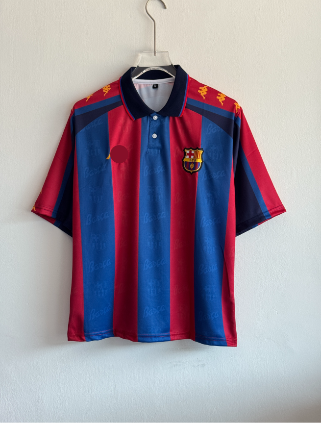 BARCELONA 1996-97 RONALDINHO CONCEPT KIT FIVESLEEVE POLO EMBROIDERY