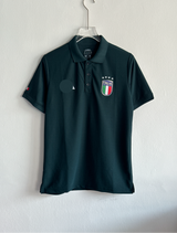 TSHIRT ITALY GREEN POLO EMBROIDERY PREMIUM
