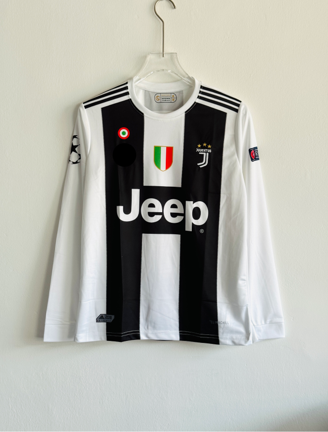 JUVENTUS 2018-19 HOME KIT RONALDO FULLSLEEVE EMBROIDERY