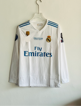 REAL MADRID 2017-18 HOME KIT RONALDO FULLSLEEVE EMBROIDERY