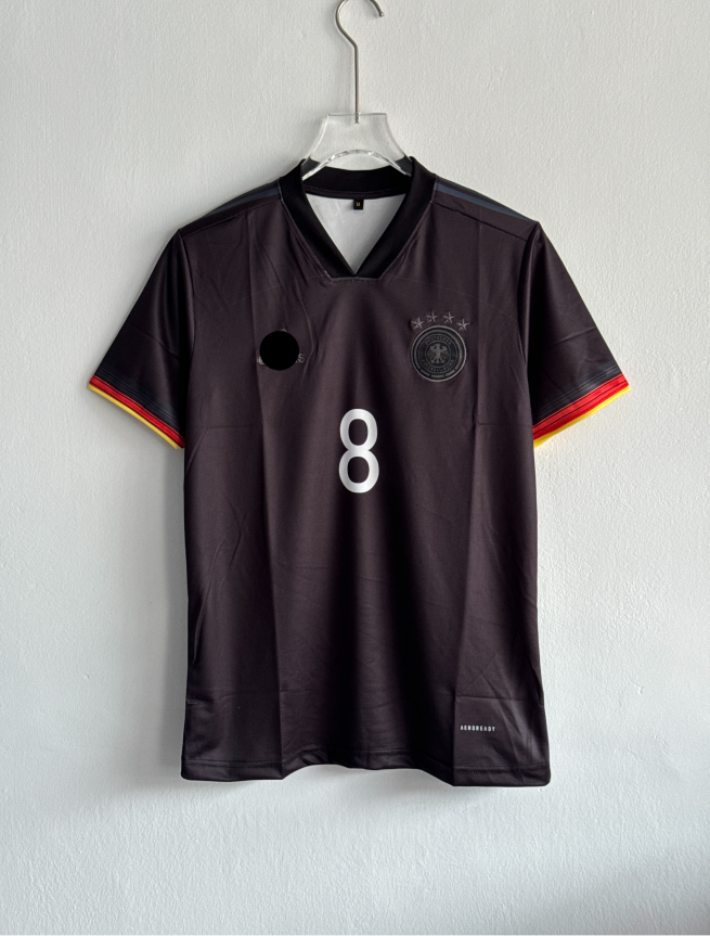 GERMANY 20-21 AWAY KIT KROOS KNITTED POLO EMBROIDERY PREMIUM