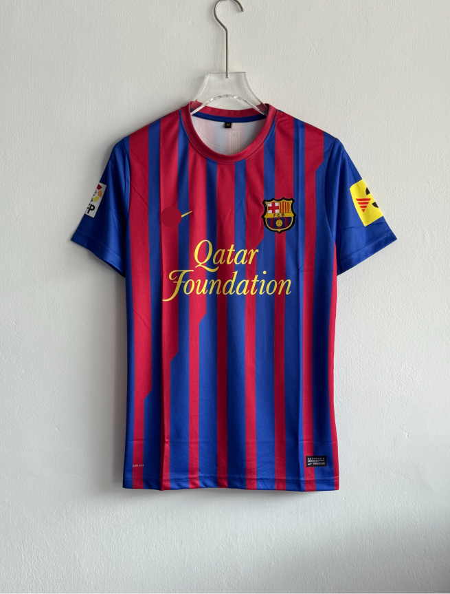 BARCELONA 2011-12 HOME KIT MESSI EMBROIDERY PREMIUM