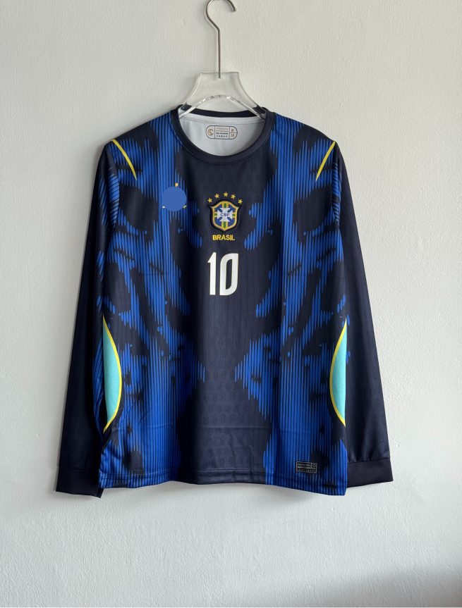 BRAZIL 2026 AWAY KIT NEYMER FULLSLEEVE EMBROIDERY